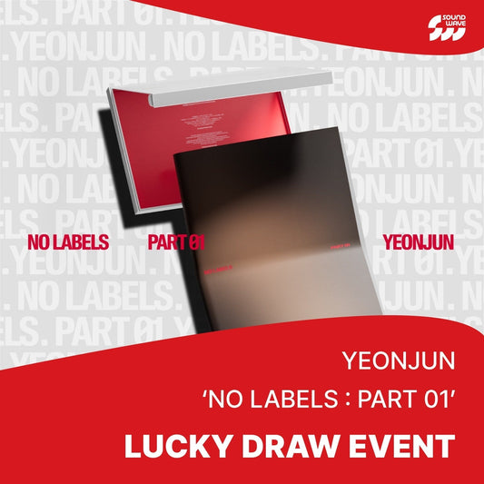 TXT YEONJUN - NO LABELS: PART 01 ALBUM SOUNDWAVE LUCKY DRAW EVENT WEVERSE ALBUMS VER RANDOM