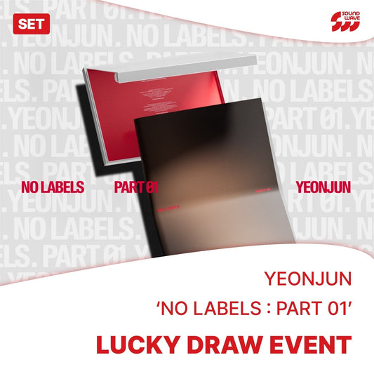 TXT YEONJUN - NO LABELS: PART 01 ALBUM SOUNDWAVE LUCKY DRAW EVENT WEVERSE ALBUMS VER SET