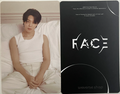 BTS ジミン - 「Face」ファーストソロアルバム公式POBフォトカード