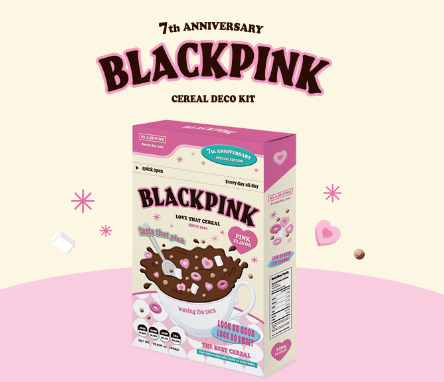 BLACKPINK CEREAL DECO KIT - 2023 DEBUT ANNIVERSARY