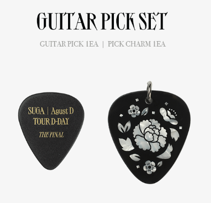 BTS SUGA | AGUST D - D-Day Tour MD:  Guitar Pick Set