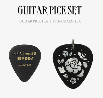 BTS Suga | Agust D - D-Day Tour MD: Guitar Pick Set – Kpop Omo BTS Suga | Agust D - D-Day Tour MD: Guitar Pick Set – Kpop Omo