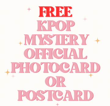 FREE KPOP MYSTERY OFFICIAL PHOTOCARD/POSTCARD