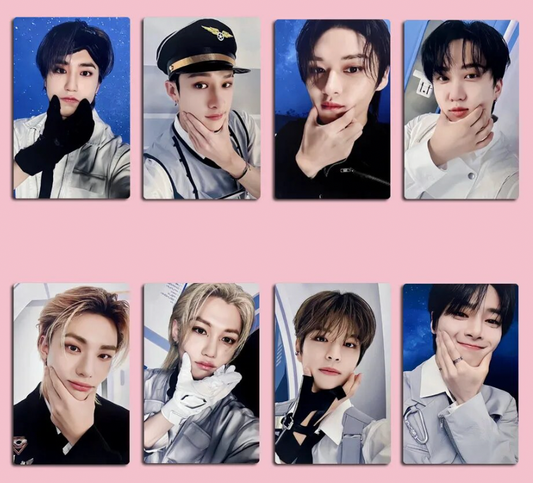 STRAY KIDS PILOT OT8 Official PHOTOCARD SET - Version 1