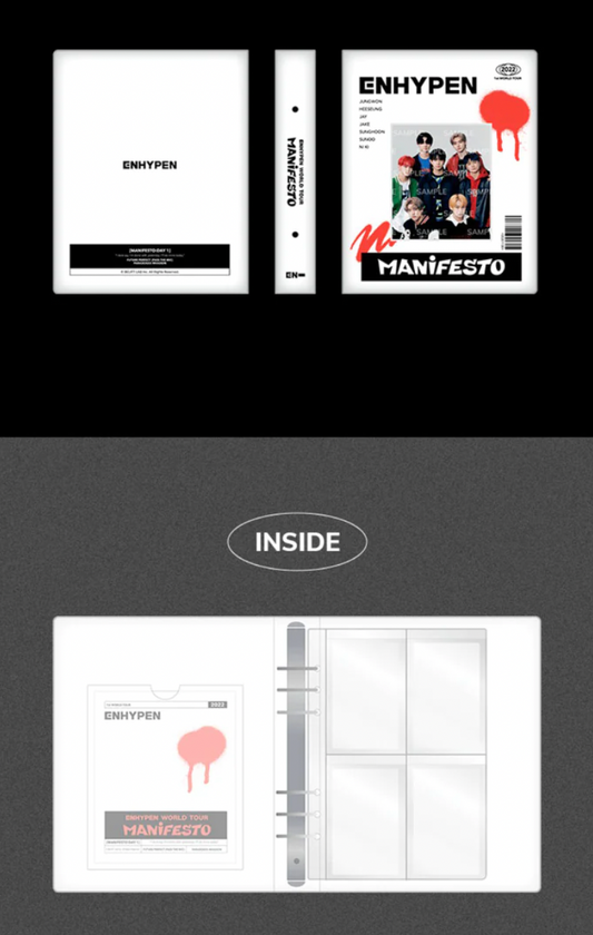 Enhypen Manifesto Merchandise - Photocard Binder