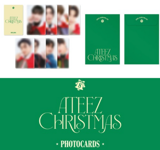 ATEEZ x KAURA 2023 Christmas Photo Card Set