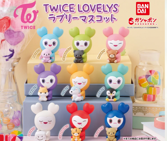 TWICE LOVELYS Lovely Mascot - GASHAPON Capsule Toy (Japan Exclusive MD)