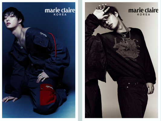 Ateez Mingi Feature - Marie Claire Magazine 2024 October Issue (Park Seo Jun Cover)