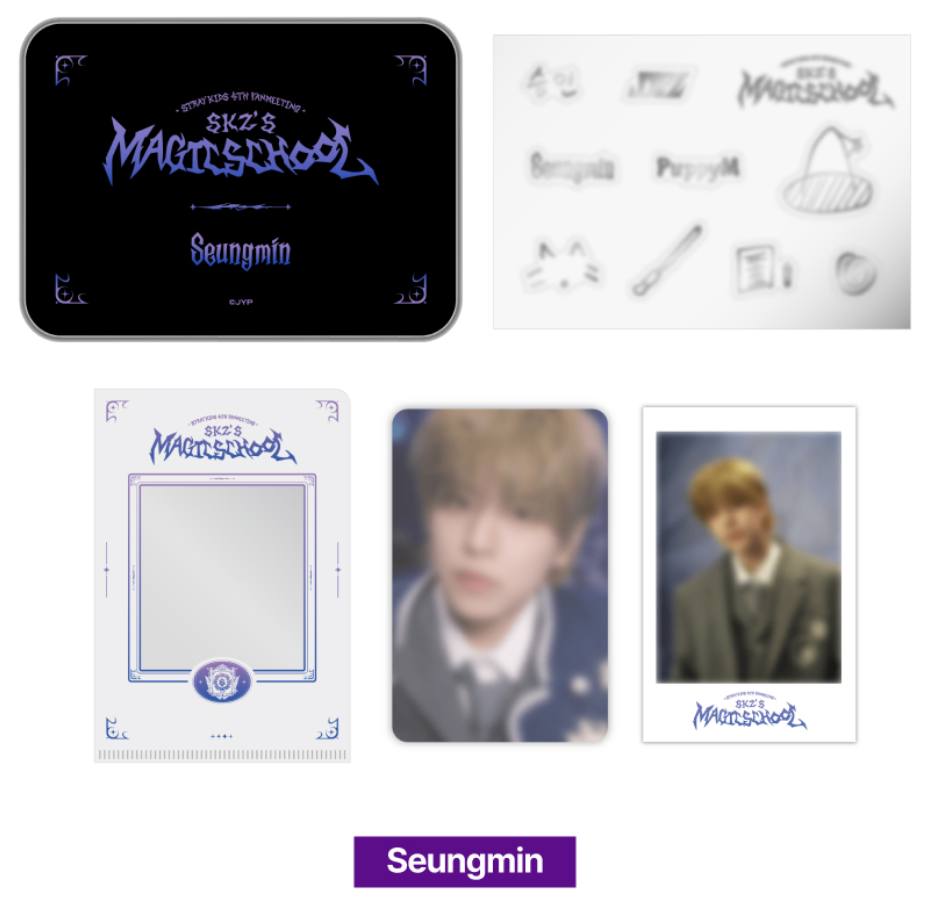 STRAY KIDS 4TH FANMEETING SKZOO'S MAGIC SCHOOL (MEMBER MERCH 