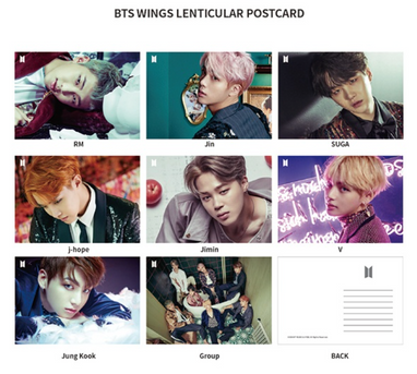 BTS - BTS Lenticular Postcard Ver.3 (Wings) – Kpop Omo