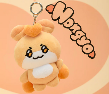 ATEEZ x MIGHTEEZ Plush Keyring + Photocard – Kpop Omo
