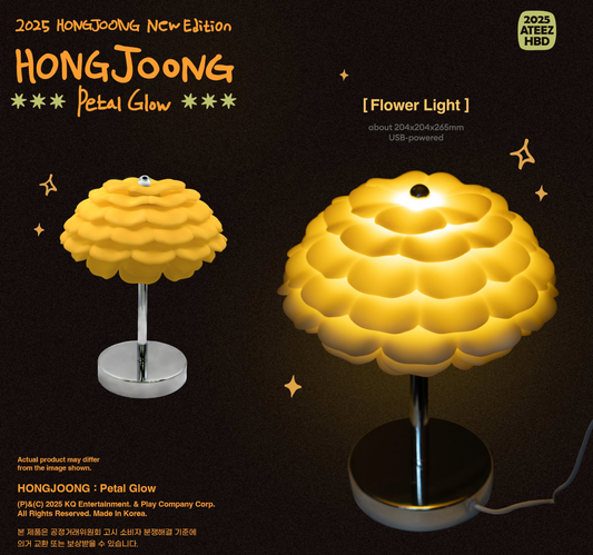 ATEEZ 2025 BIRTHDAY MD - HONGJOONG Petal Glow Flower Light