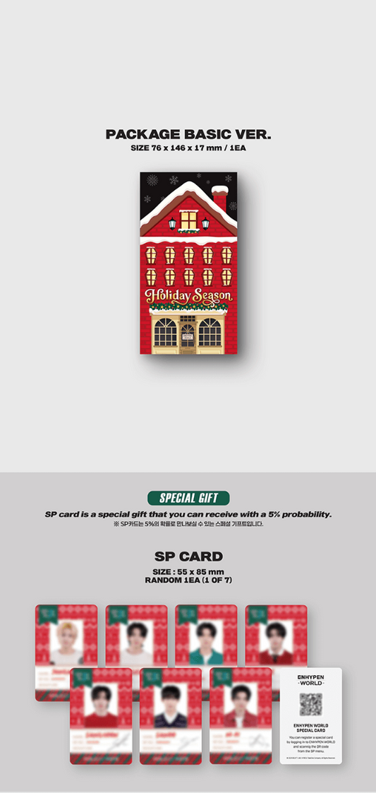 ENHYPEN - World Coupon Card Collection Holiday Season Basic Ver.