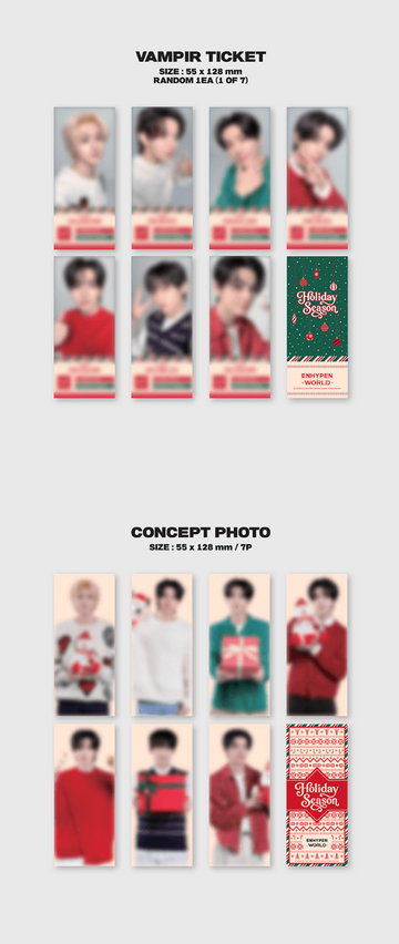 ENHYPEN - World Coupon Card Collection Holiday Season Basic Ver