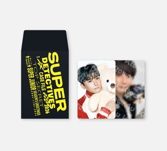 Super Junior - 2026 Sm Artist Season's Greetings Random Trading Card Set