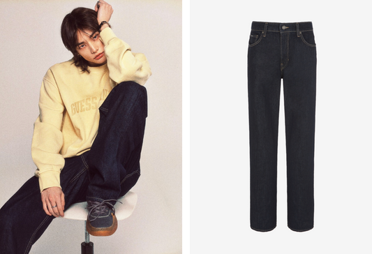 Stray Kids Hyunjin x Guess - Mens BKK Relaxed (Blue Black)