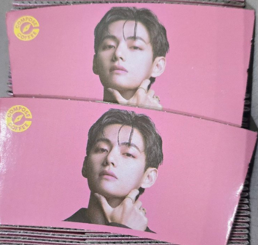 BTS V x Compose Coffee Cup Holder (2026 Pink Version)