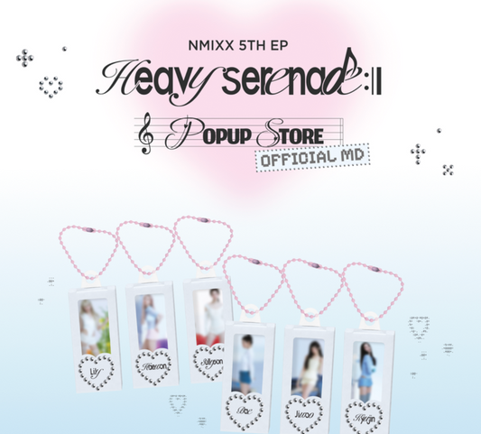 Nmixx - heavy serenade pop up store official MD Acrylic Miniature Keyring