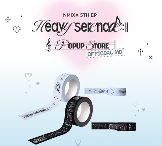 Nmixx - heavy serenade pop up store official MD Masking Tape