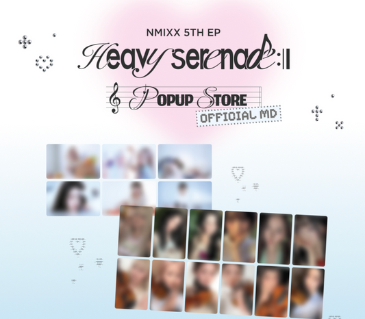Nmixx - heavy serenade pop up store official MD Lenticular Trading Card