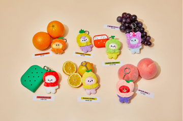 BT21 FRESH MINI MININI GROCERY FRUIT DOLL KEYRING