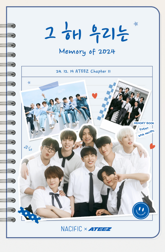 Ateez x Nacific - Memory of 2024 Set with Photobook and 4 Cut Photos