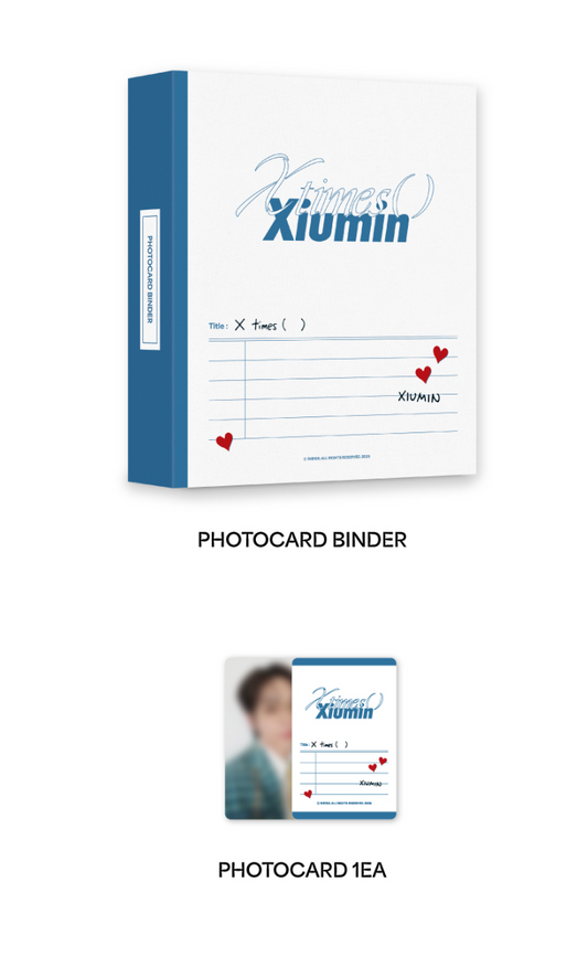 XIUMIN - X Times Fan Concert Official MD Photocard Binder