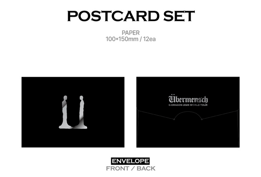 G-Dragon - 2025 World Tour in Korea Official MD Postcard Set