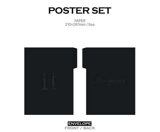 G-Dragon - 2025 World Tour in Korea Official MD Poster Set