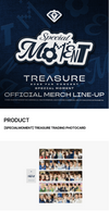 TREASURE - Special Moment 2025 Fan Concert Official MD Trading Photocard