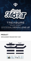 TREASURE - Special Moment 2025 Fan Concert Official MD Stripe T-Shirt
