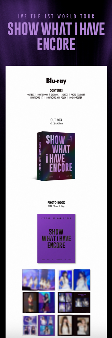 IVE Encore the 1st World Tour - Show What I Have – Kpop Omo