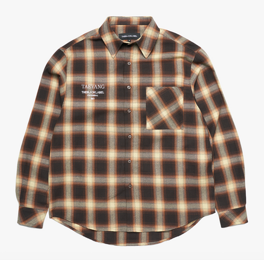 TAEYANG - Taeyang X Fragment Design Diie Flannel Shirt Yellow