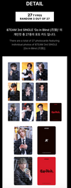 &TEAM - Go In Blind 3rd Single Album Official MD Photo Card