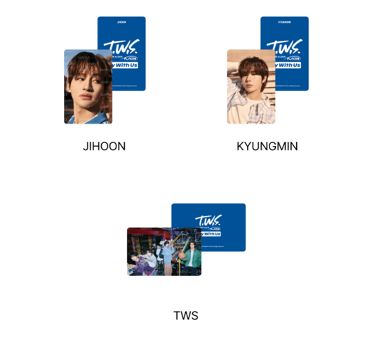 TWS - Try With Us Official MD Photo Card Sticker Set