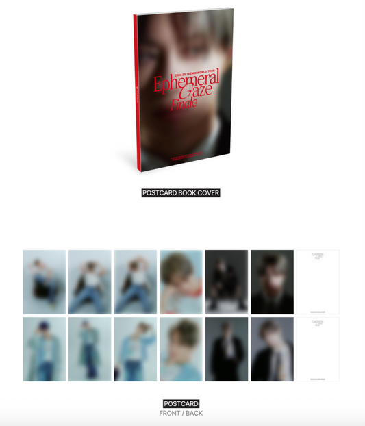 TAEMIN - Ephimeral Gaze World Tour Finale Official MD Postcard Book