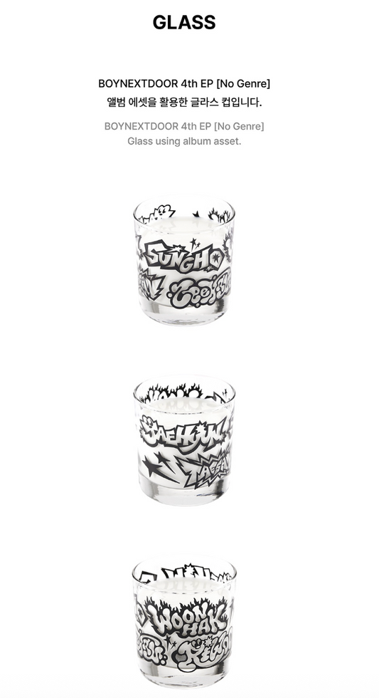 BOYNEXTDOOR - No Genre Official MD Glass