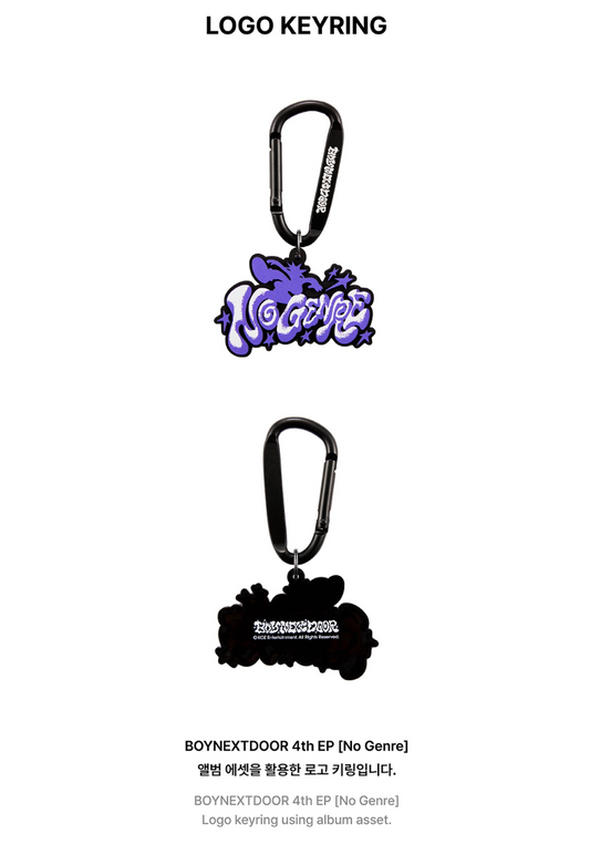 BOYNEXTDOOR - No Genre Official MD Logo Keyring