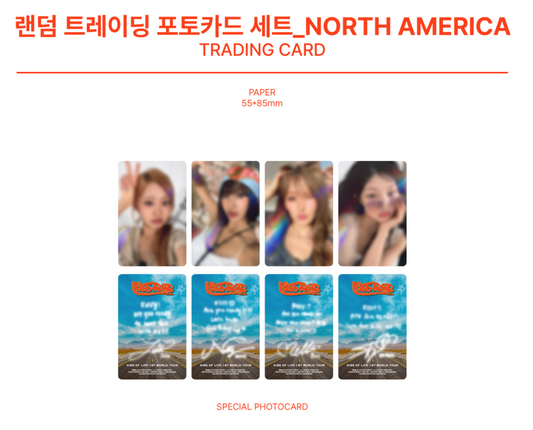 KISS OF LIFE - Kiss Road 1st World Tour Official MD Random Trading Photocard Set