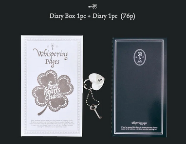 HEARTS2HEARTS - Four Hearts Club Official MD Secret Diary Set
