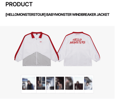 BABYMONSTER ワルツ ライブ 会場限定 ジャケット ジャージ BABYMONSTER ワルツ ライブ 会場限定 ジャケット ジャージ