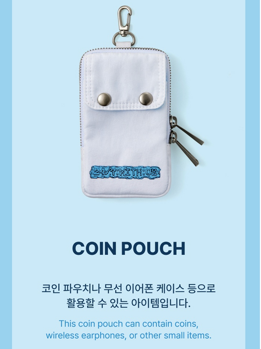 TWS - 24/7:WITH:US 2025 TWS TOUR Official MD Coin Pouch