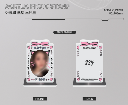 KISS OF LIFE - 224 4TH MINI ALBUM Official MD Acrylic Photo Stand