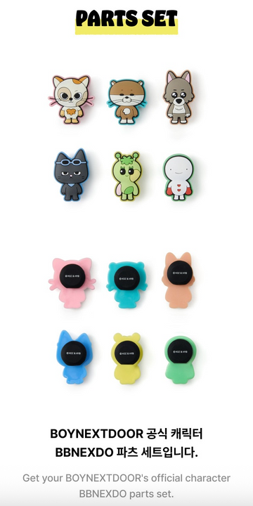 BOYNEXTDOOR - Knock on vol.1 Final Official MD Parts Set – Kpop Omo