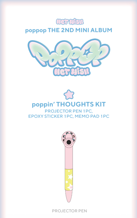 NCT WISH - Poppop Official 2nd MD Poppin’ Thoughts Kit