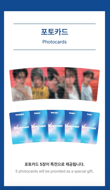 TXT - The Star Chapter : Together Official MD Photocard Holder