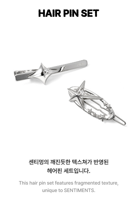 TXT - The Star Chapter : Together Official MD TXT X Sentiments Hair PIN Set