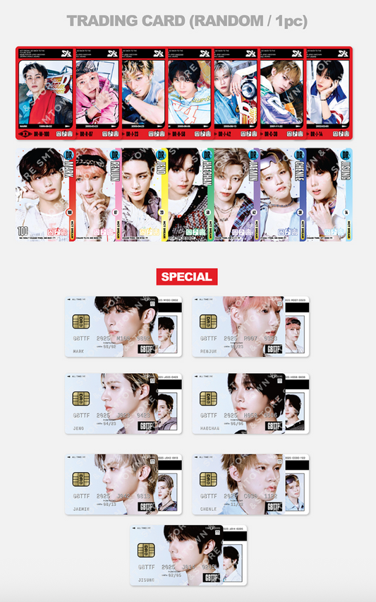 NCT DREAM - Time Riders Pop Up Official MD Random Trading Card Set (Time Ver)