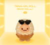 TAEYEON - Taeng-Geu-Ru-Ru Official MD Taeng-Gu Doll (Baked Egg Ver)