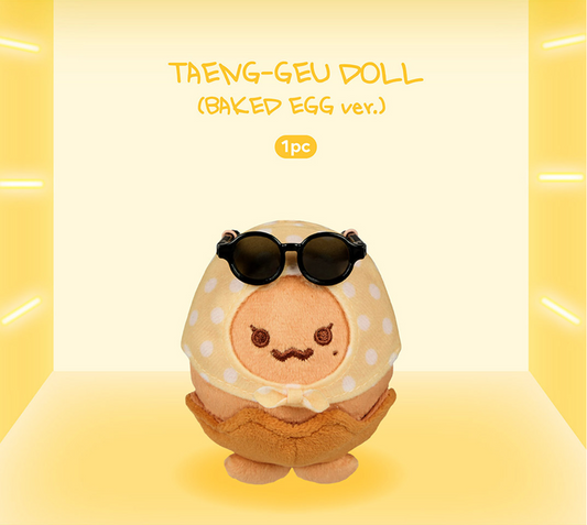 TAEYEON - Taeng-Geu-Ru-Ru Official MD Taeng-Gu Doll (Baked Egg Ver)